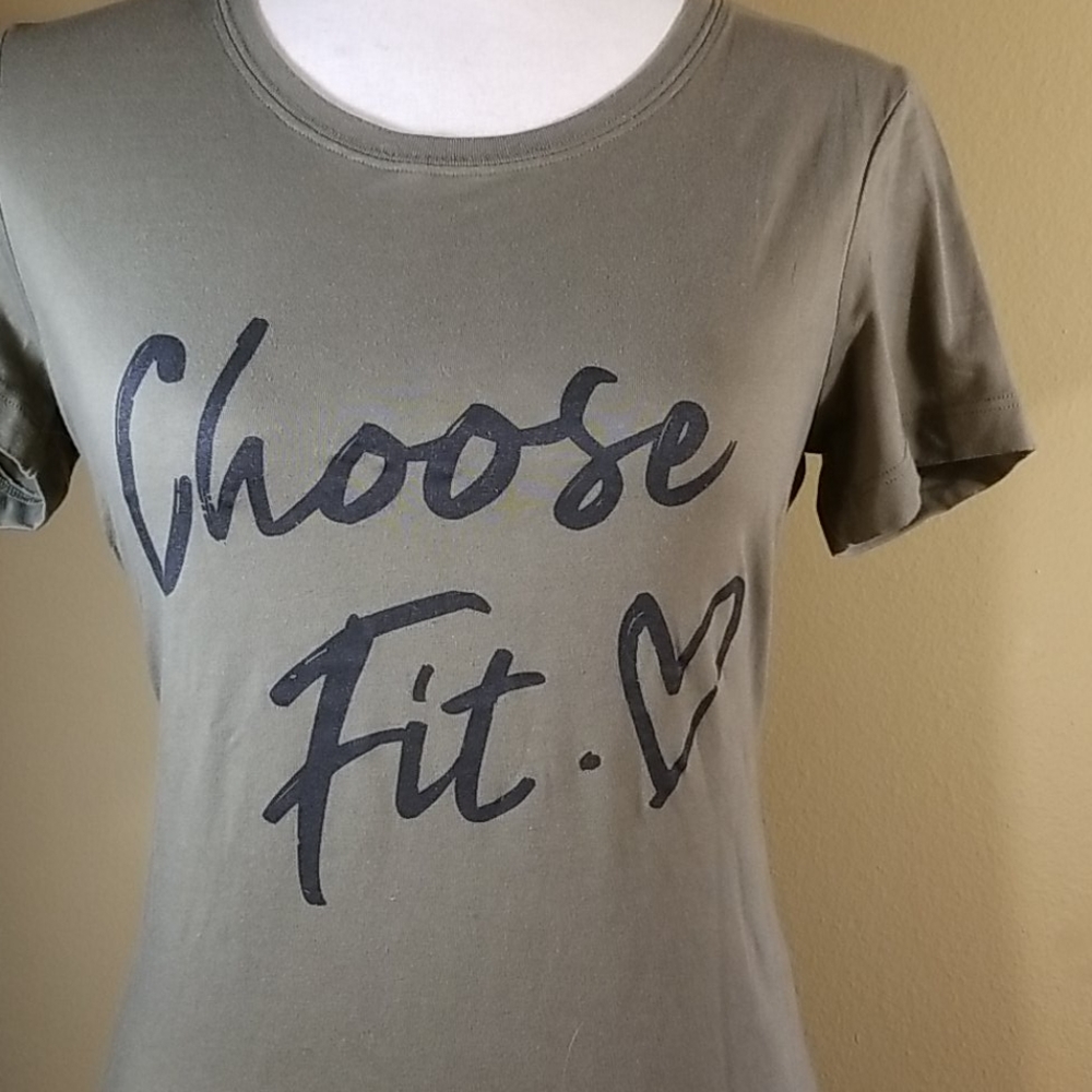 Green 'Choose Fit' Tee